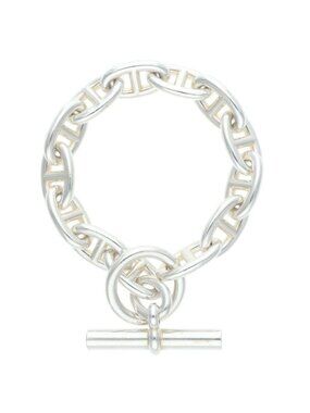 Hermes Chaine D'ancre GM Silver Bracelet
